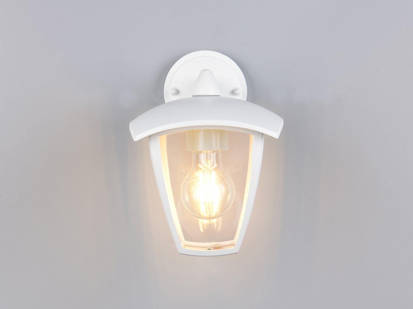 TRIO Leuchten LED Außen-Wandleuchte, LED wechselbar, warmweiß, Wand-laterne zur Hausbeleuchtung neben Haustür aus Aluminium, H: 24cm Bild 4