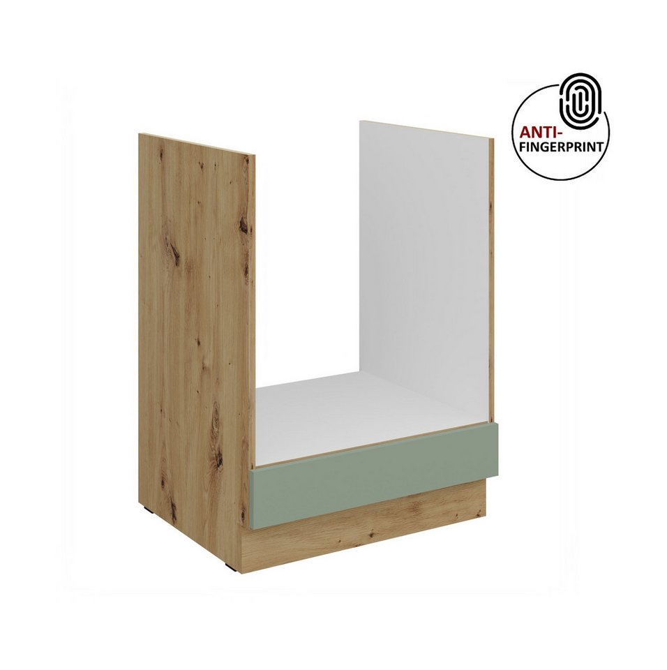 Küchen-Preisbombe Herdumbauschrank 60 cm Küche ARIA Aquamarin ultra matt Anti Fingerprint Küchenzeile Bild 4