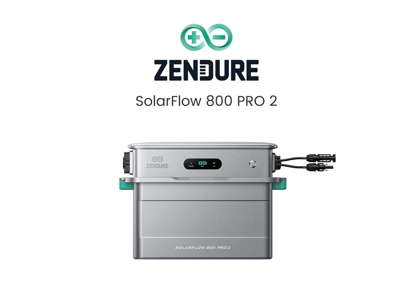 ZENDURE SuperCharged Balkonkraftwerk Zendure Solarflow 800 Pro 2, Solarspeicher 1,92kWh für Balkonkraftwerk, LiFePO4, (Zendure AB2000L (Optional) Bild 2