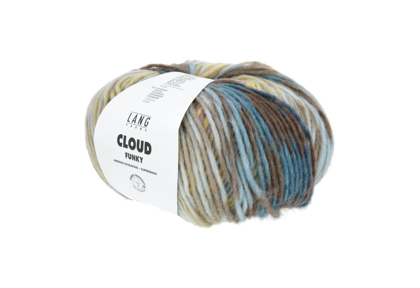 LANG YARNS Cloud Funky Häkelwolle, 260 m