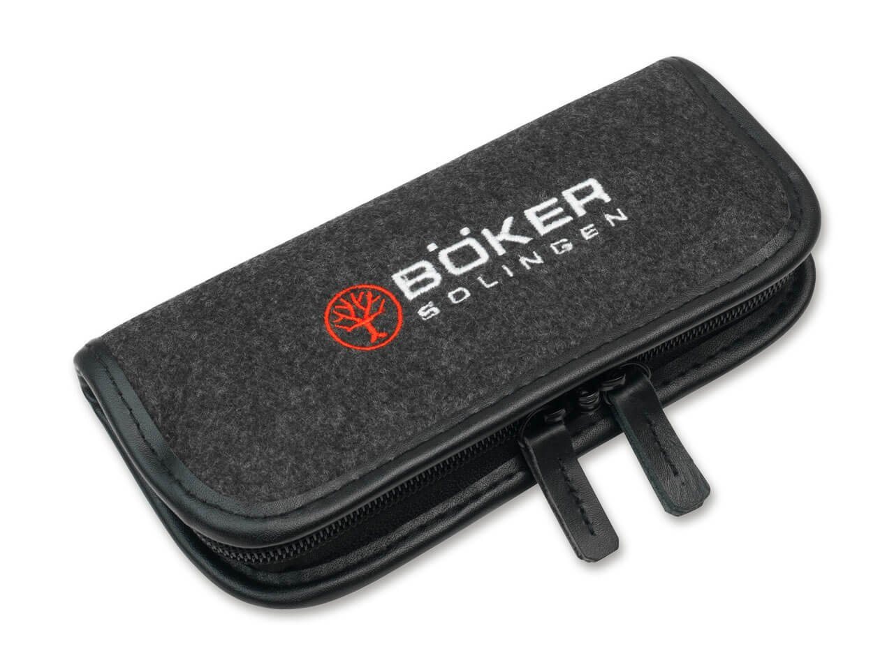 Böker Plus Universalmesser Böker Manufaktur Solingen Filz Etui mit Reißverschluss Bild 4