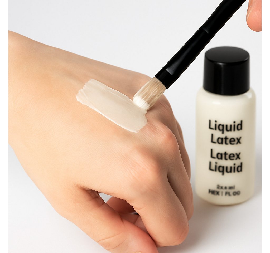 Smiffys Theaterschminke Liquid Latex 28,3 ml Spezialeffekte Make-up für Halloween & Theater, Realistisch, kreativ, vielseitig Bild 4