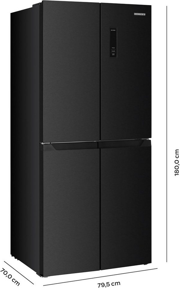 Heinrich´s Multi Door HSBS 3099 SIX, 180 cm hoch, 79.5 cm breit, Side by Side Kühlschrank 271 L Kühl-, 150 L Gefriervolumen Bild 4