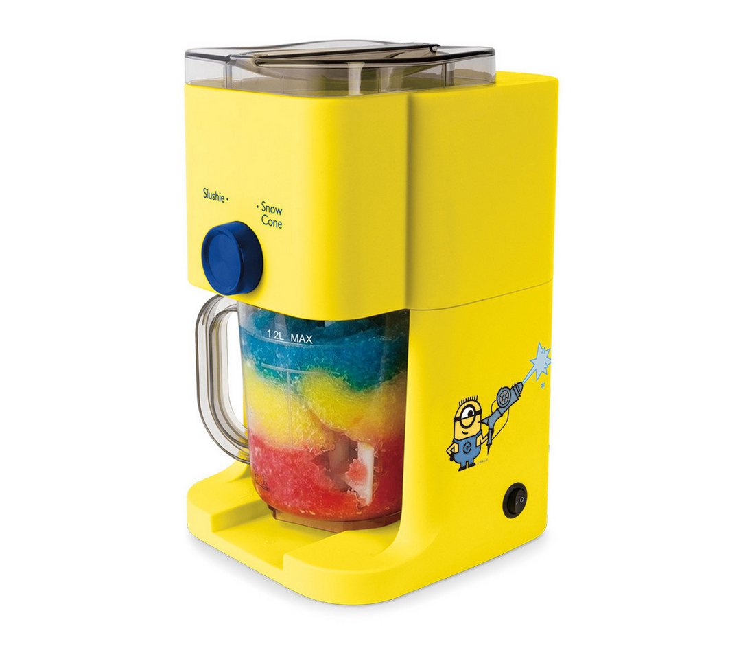 BerlingerHaus Slush-Eismaschine Minions Slush- & Eiscrusher 1,1 L, 1,1 l, 30 W, 30 W, 2 Konsistenzen, Gelb-Blau Bild 2