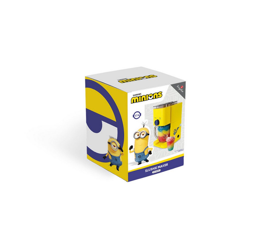 BerlingerHaus Slush-Eismaschine Minions Slush- & Eiscrusher 1,1 L, 1,1 l, 30 W, 30 W, 2 Konsistenzen, Gelb-Blau Bild 5
