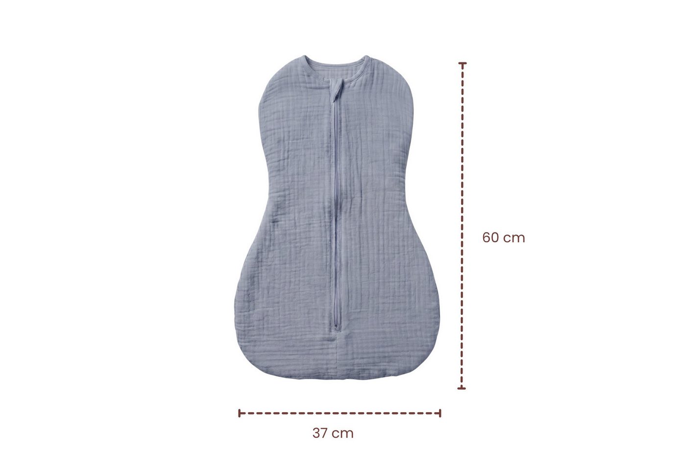 Bebekevi Babyschlafsack Baby Kokon Puckschlafsack Neugeborene 2,5–4 kg, Geschlossene Ärmel, OEKO TEX Standard 100 Bild 3