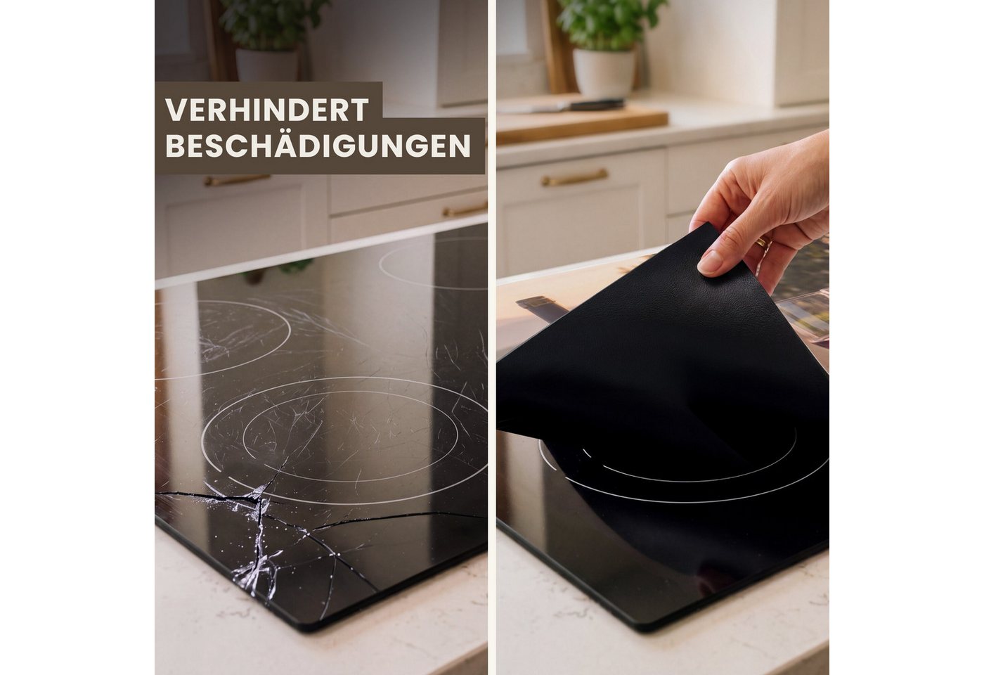 MuchoWow Herd-Abdeckplatte Wein - Gläser - Trauben - Weinberg, Vinyl, (1 tlg), Abdeckung Induktionskochfeld Schutzmatte, Küche Deko, 65x52 cm Bild 2