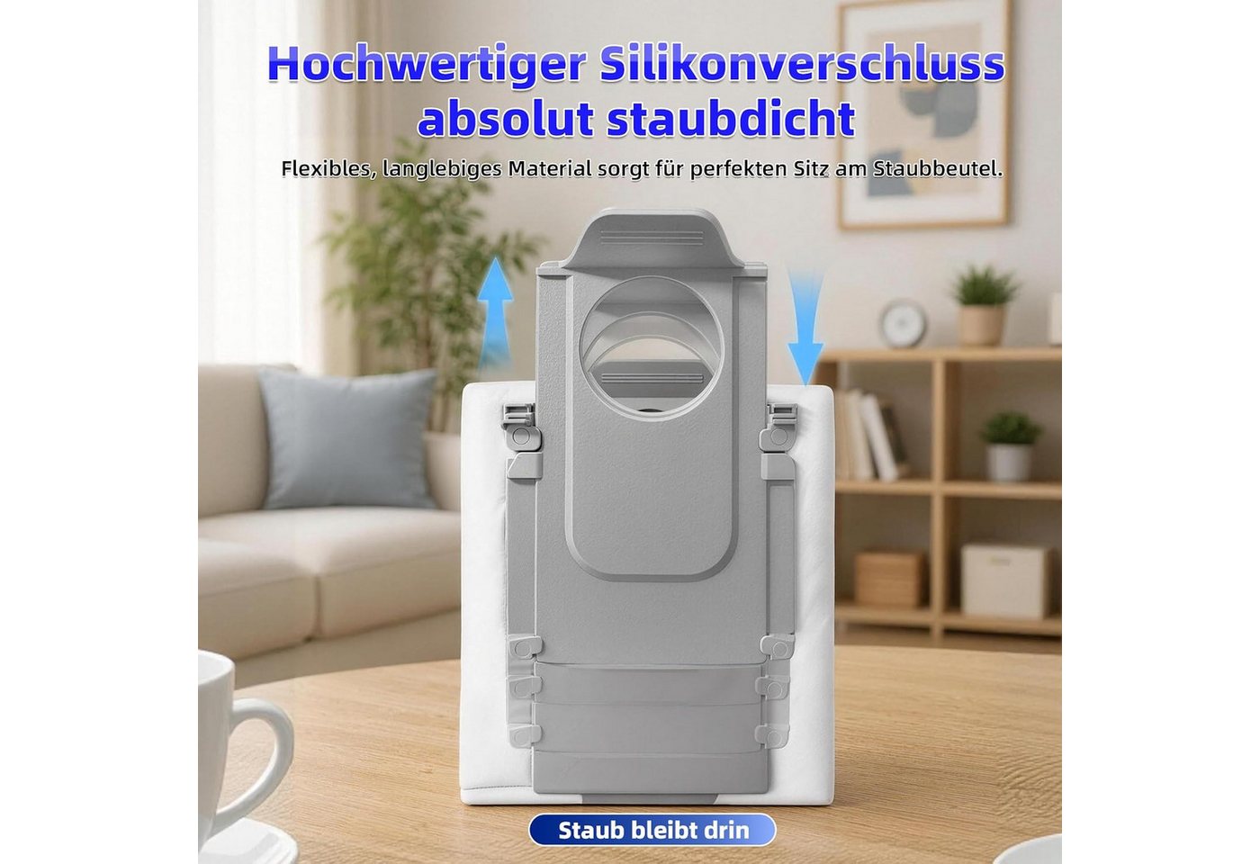 FELIXLEO Staubsaugerbeutel 16 Staubbeutel für Roborock QV35A QV35S Saros 10R S8 MaxV Ultra, 1 St. Bild 4