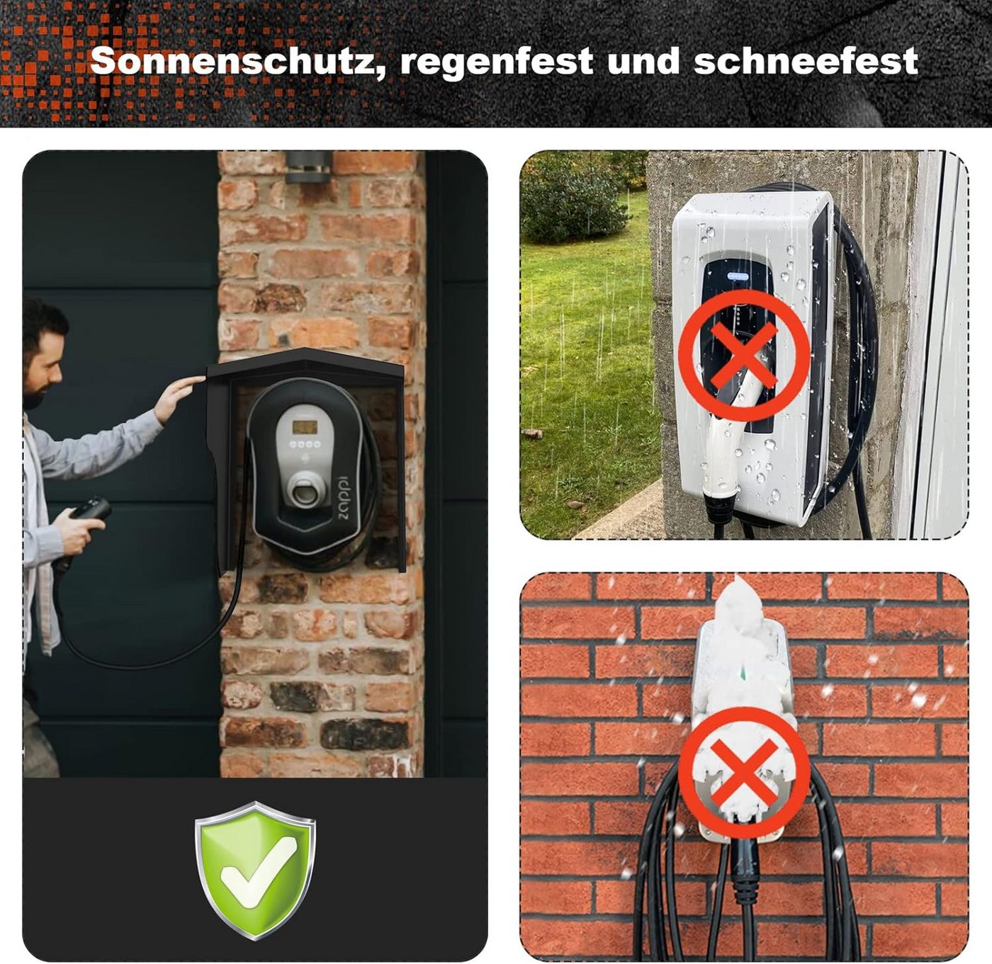 FELIXLEO Elektroauto-Ladestation Wallbox Wetterschutz Überdachung Ladesäule Regenschutz Sonnenschutz, 1-St. Bild 3