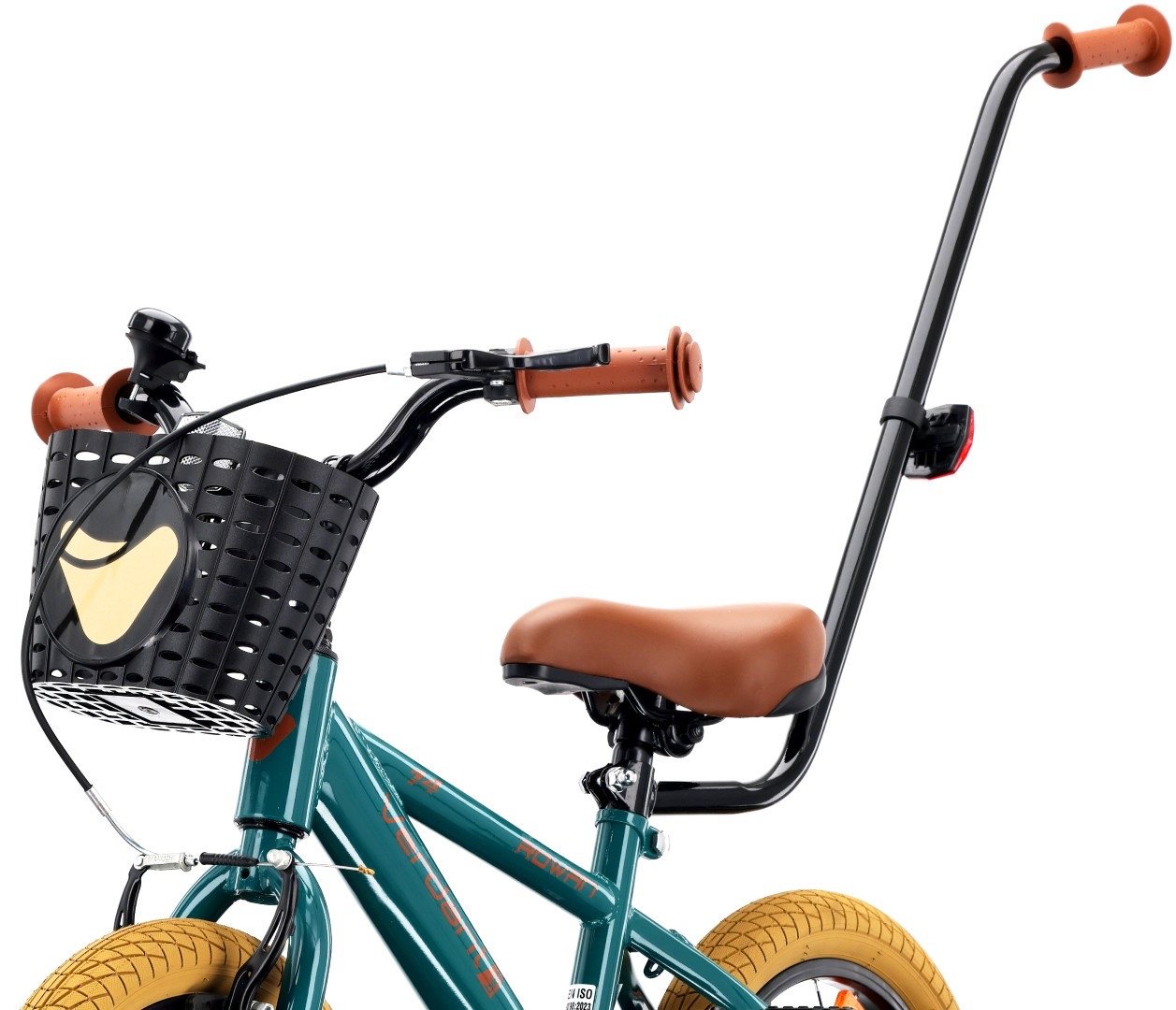 Sun Baby Kinderfahrrad SUN BABY Verdant Bike 14 Zoll mit Schubstange - Dunkelgrün Bild 3