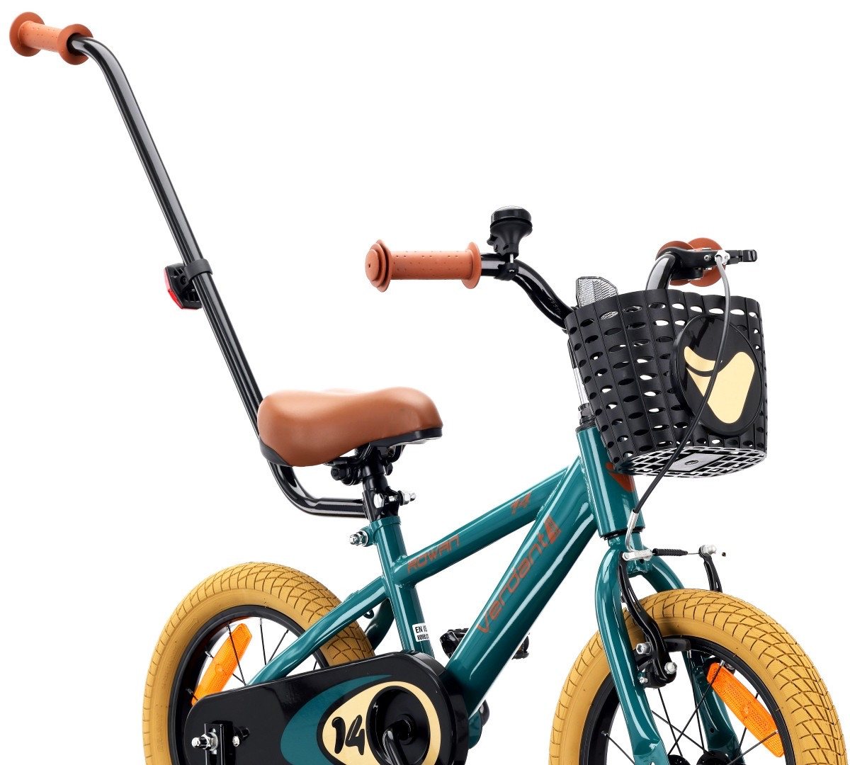 Sun Baby Kinderfahrrad SUN BABY Verdant Bike 14 Zoll mit Schubstange - Dunkelgrün Bild 5