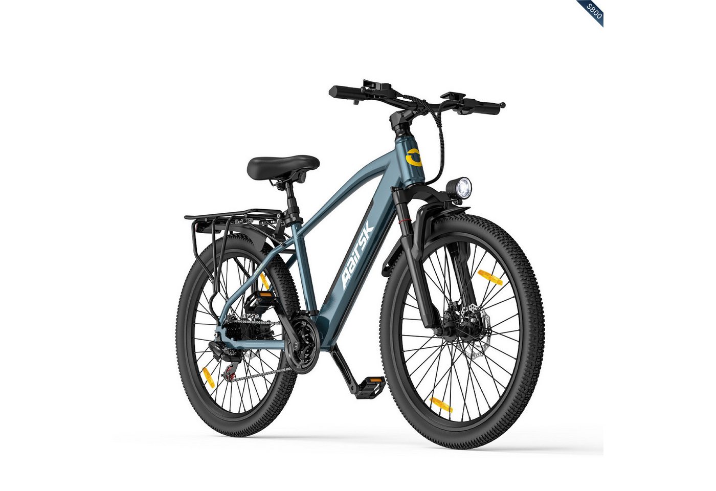 DOTMALL E-Bike Mountainbike 26 Zoll abnehmbarer 36V 13Ah Akku 250W E-MTB E-Bike mit Gepäckträger Bild 5