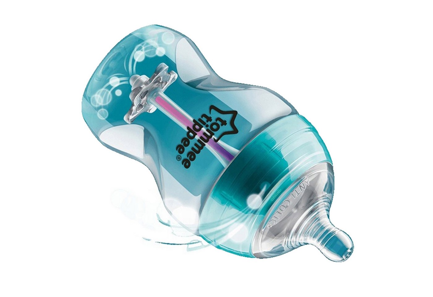 Tommee Tippee Babyflasche Tommee Tippee Startset 0m+, Anti-Kolik-Flaschen, Sauger, Bürste