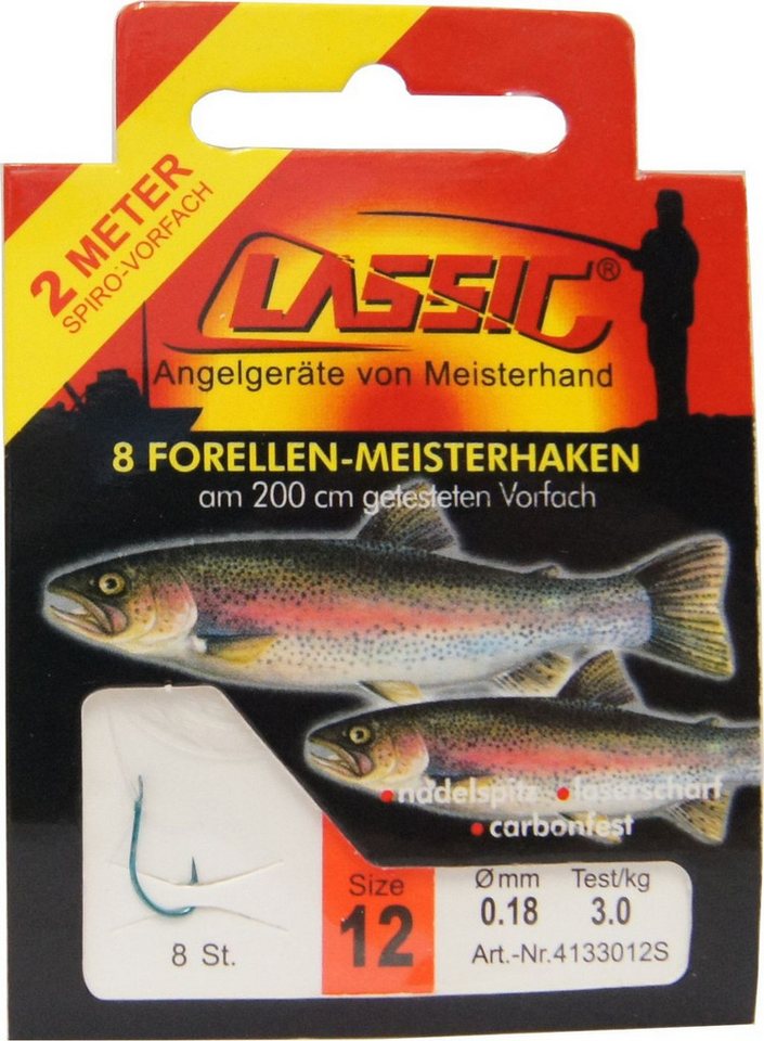 Paladin Forellenhaken Sbirolino Forellenhaken Haken 200cm Sbirulinohaken