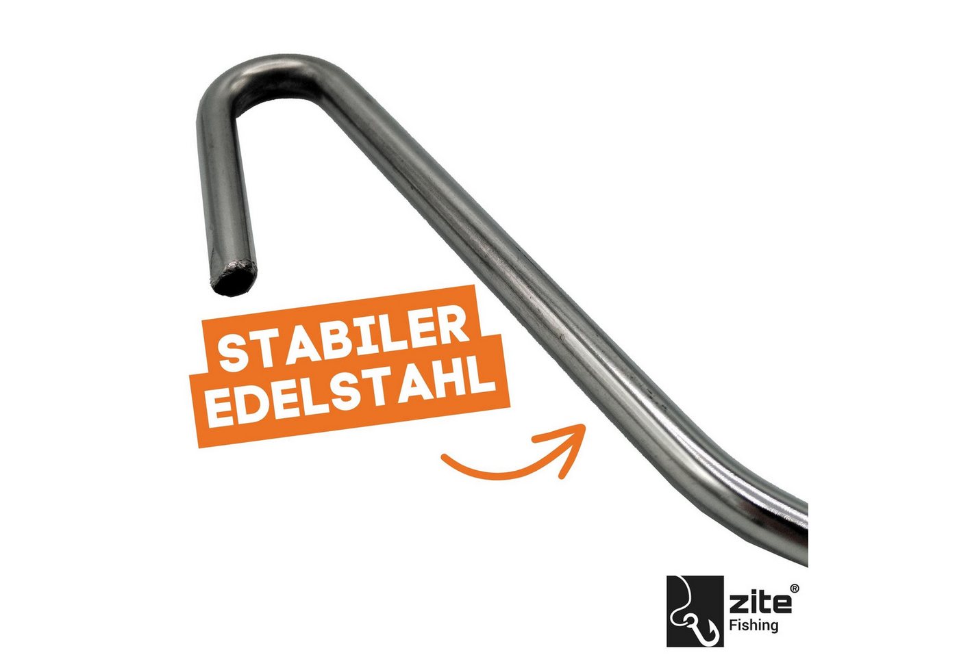 Zite Aalhaken Räucherhaken Set 6 Stück, Praktisch für das Räuchern von Fischen, (12-St) Bild 3
