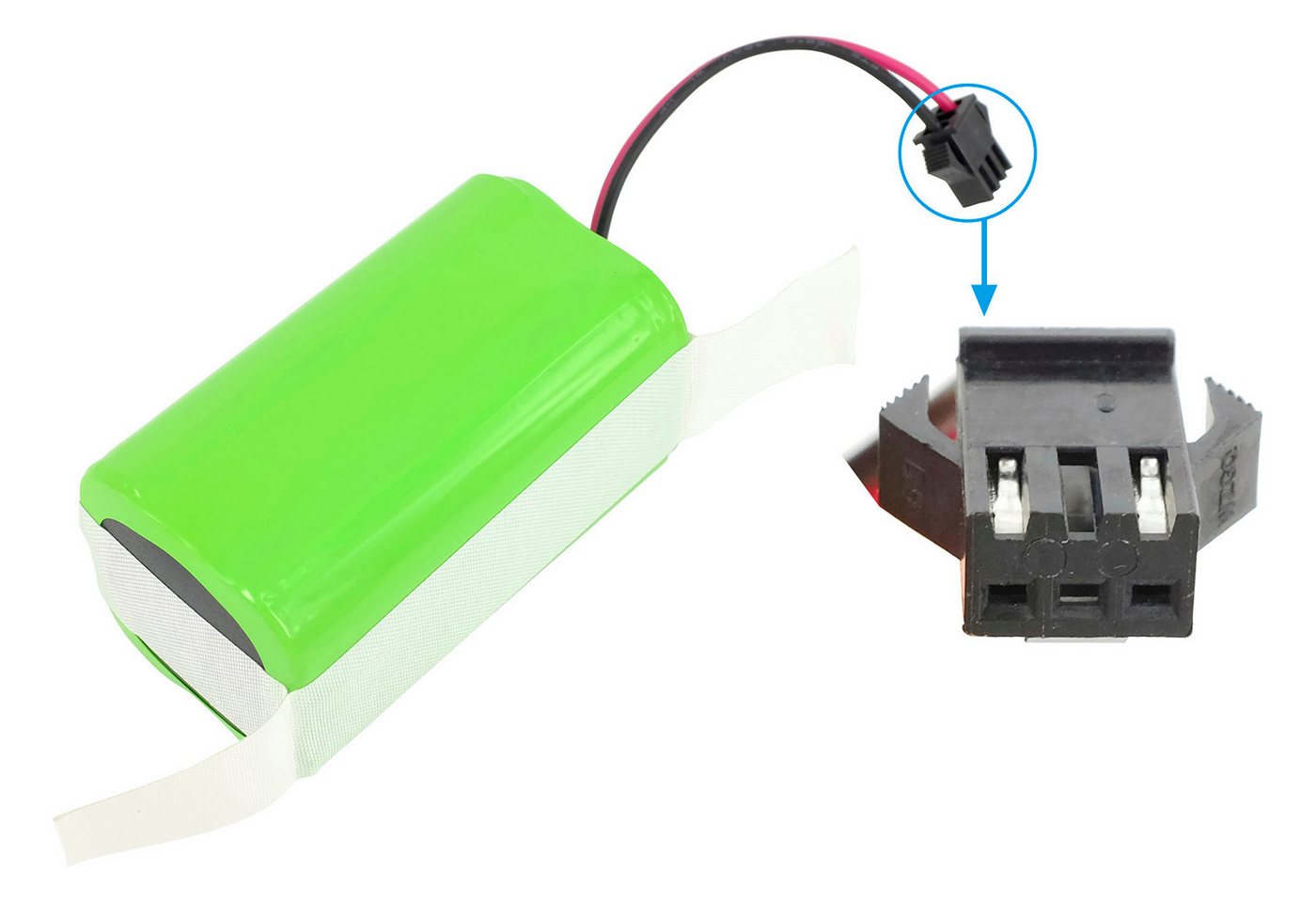 PowerSmart Staubsauger-Akku für Eufy RoboVac 12, RoboVac 15C, RoboVac 15C Max, RoboVac 15T, RoboVac 25C, RoboVac 25C Max Li-ion 3400 mAh (14,8 V)