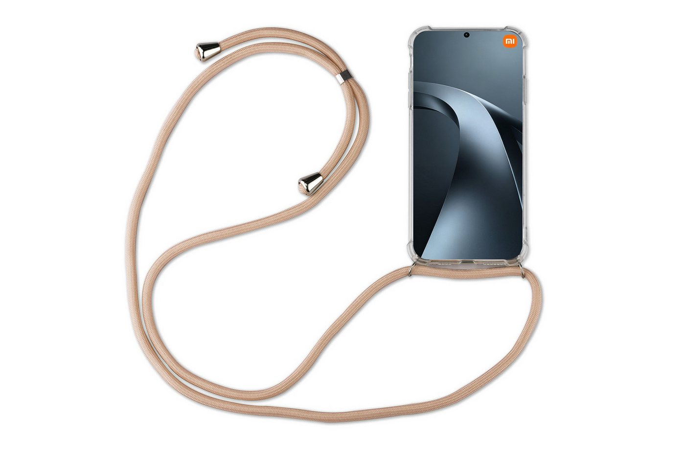 betterfon Handykette für Xiaomi Redmi 17 4G / 5G Handyhülle mit Band & Kordel Kette, Premium-Panzerung – stoßfest, kratzresistent & passgenau Bild 3