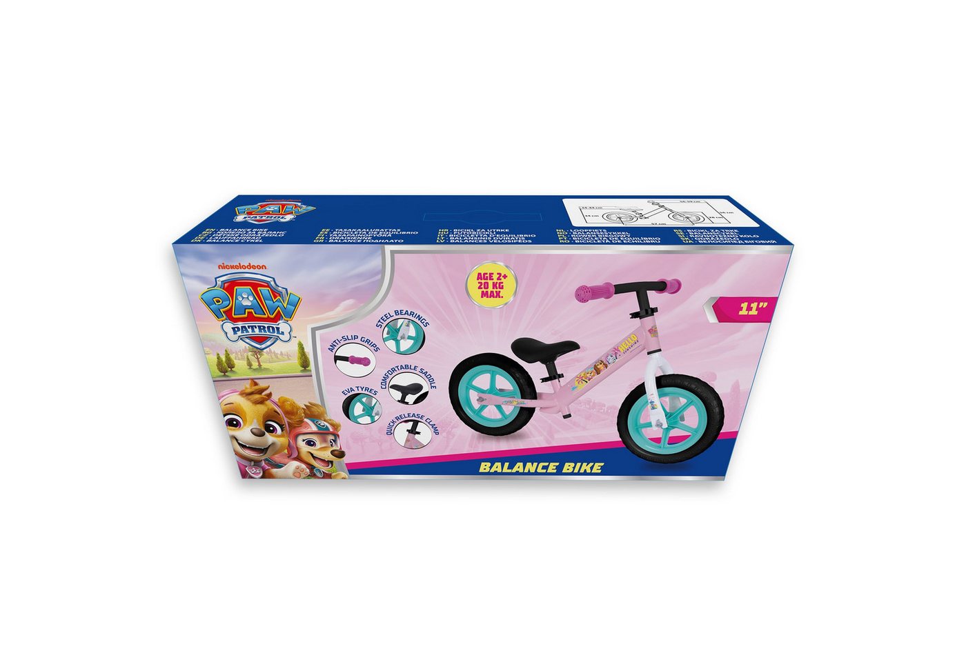 PAW PATROL Laufrad Metall-Laufrad PAW PATROL Girls Bild 3