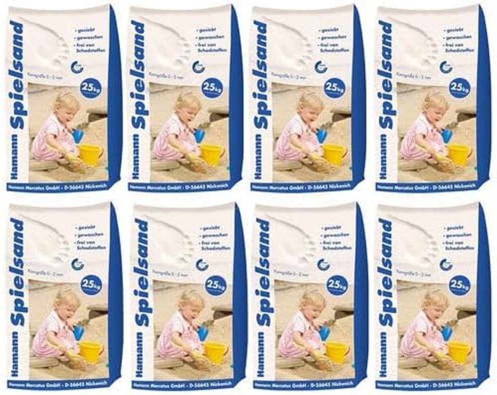 Hamann Mercatus GmbH Spielsand Hamann Mercatus Spielsand Classic 8 x 25 kg