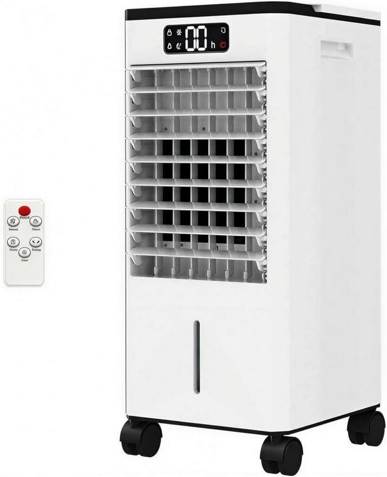 GarveeMore Ventilatorkombigerät Tragbare leise Klimaanlage 3in1,energiesparender Lüfter Luftbefeuchter, Tragbare leise,3 Geschwindigkeiten,12h Timer,120° Oszillation Bild 5