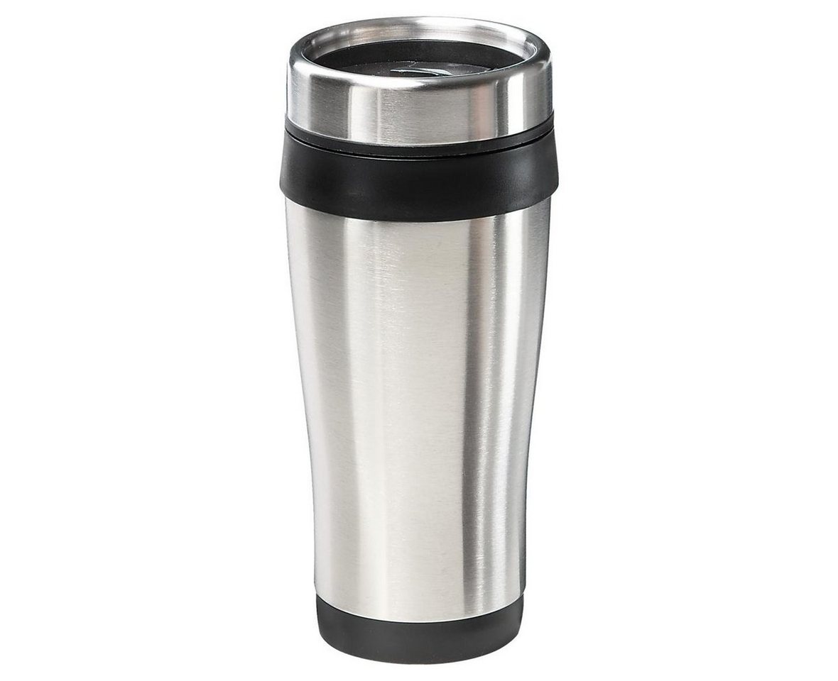 elasto Thermoflasche Allan doppelwandiger Isolierbecher 400 ml aus Edelstahl Bild 2