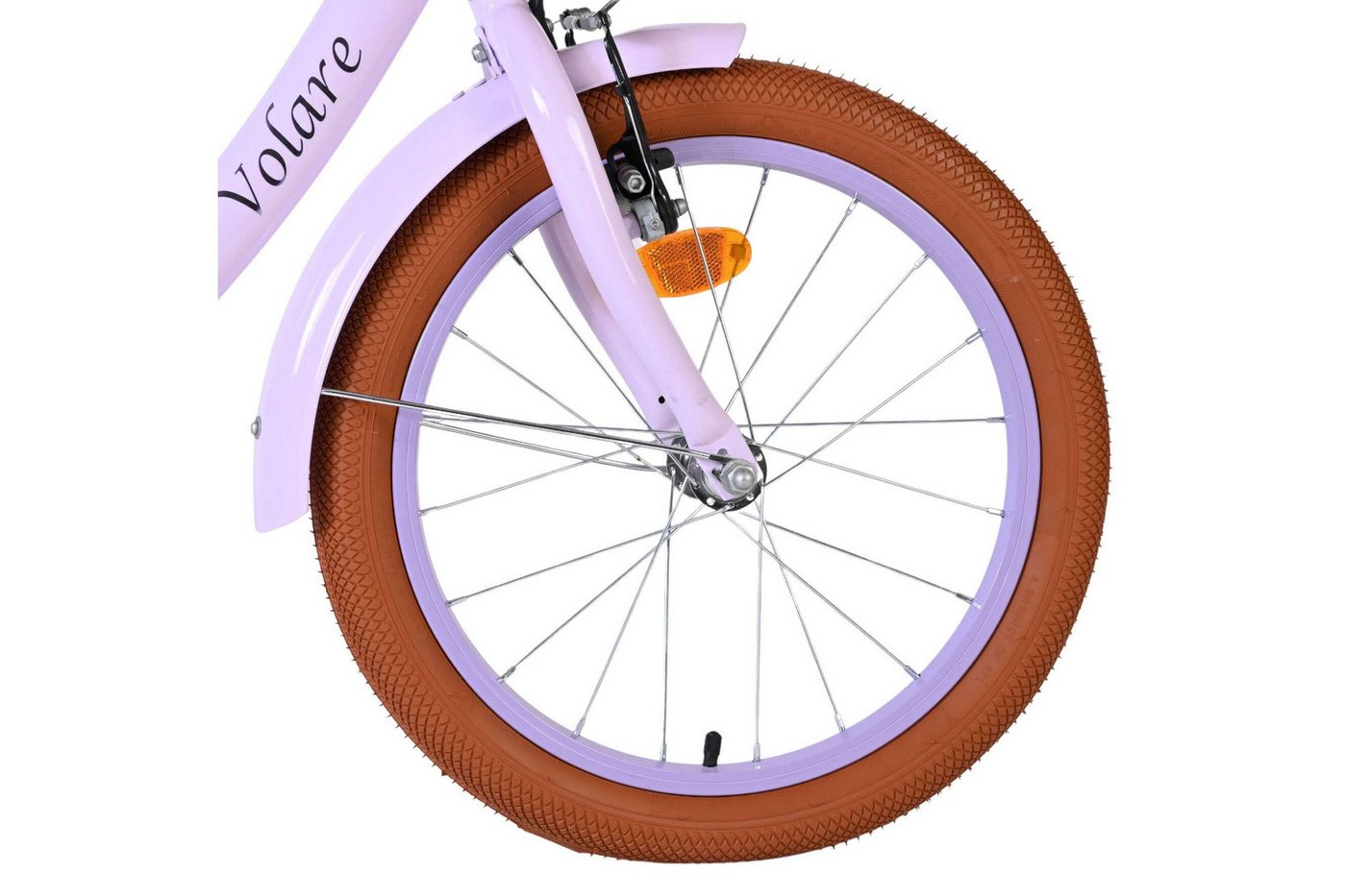 Volare Kinderfahrrad Ashley für Mädchen 18 Zoll Kinderrad in Lila Bild 2