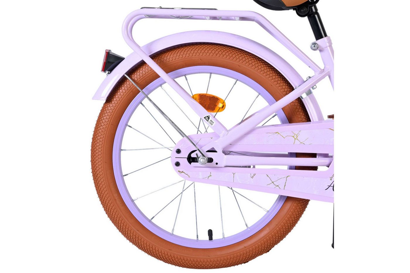 Volare Kinderfahrrad Ashley für Mädchen 18 Zoll Kinderrad in Lila Bild 5