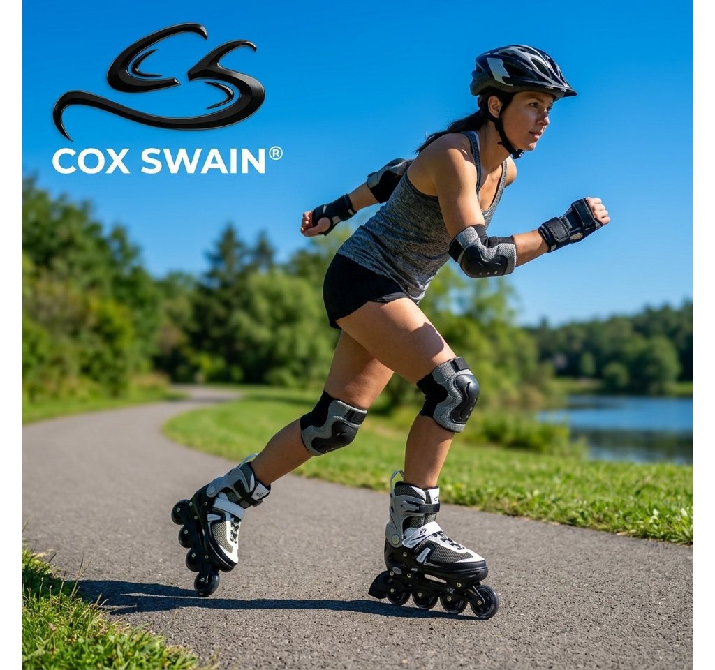 Cox Swain Inlineskates Cox Swain Push 2in1 Inliner & Schlittschuhe S 33-36, (2-St), Mitwachsende Kombi-Skates mit PU-Rollen, ABEC 7 & Edelstahlkufen Bild 4