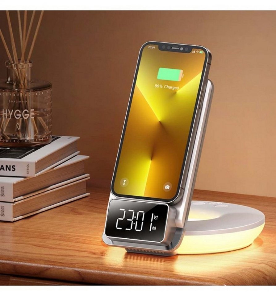 mcdodo 15W Induktives Ladegerät/Lampe/Wecker/Uhr Schnellladung Ladegerät Wireless Charger