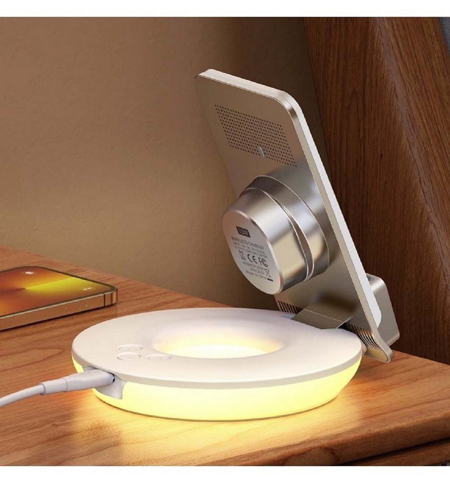 mcdodo 15W Induktives Ladegerät/Lampe/Wecker/Uhr Schnellladung Ladegerät Wireless Charger Bild 4