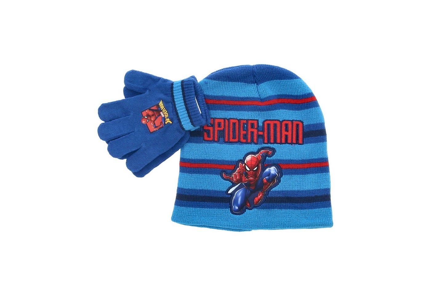 Spiderman Skimütze Winteraccessoires – Mütze und Handschuhe für junge