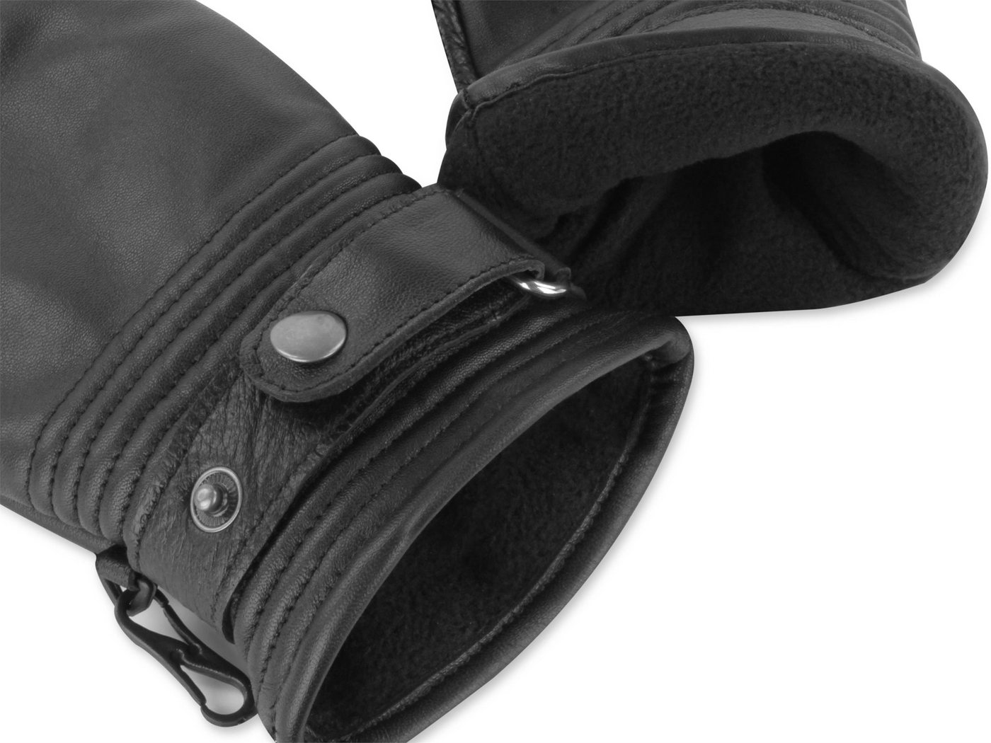normani Multisporthandschuhe Lederhandschuhe Tyylikäs Unisex BW Bundeswehr gefütterte Lederhandschuhe mit Fleecefutter Bild 3