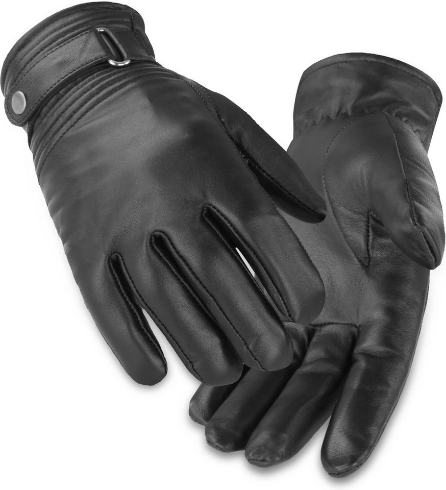 normani Multisporthandschuhe Lederhandschuhe Tyylikäs Unisex BW Bundeswehr gefütterte Lederhandschuhe mit Fleecefutter Bild 5