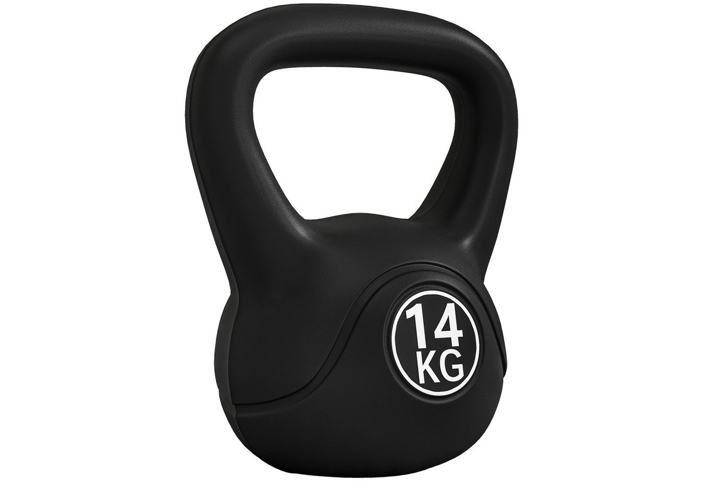HOMCOM Kettlebell Kugelhantel mit Sandfüllung, (Kugelhantel, 14 kg Gewicht-Hantel), für Anfänger, Zuhause, Krafttraining Bild 4