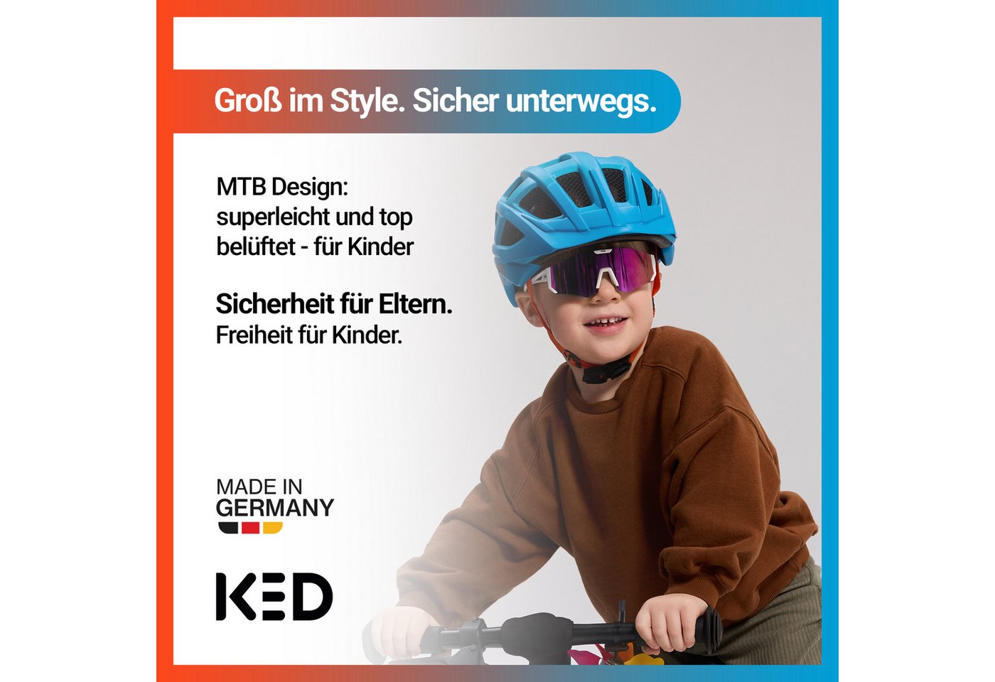 KED Fahrradhelm Kailu Jugend MTB Helm – Robuster Mountainbike-Helm Bild 2
