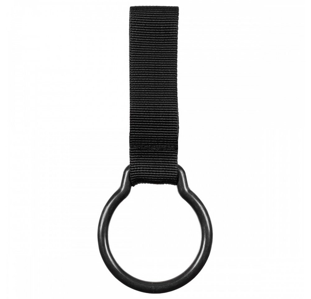MFH Taschenlampe MFH Taschenlampenhalter schwarz - Halterung (Taschenlampenhalter mit Ring, Farbe: Schwarz)