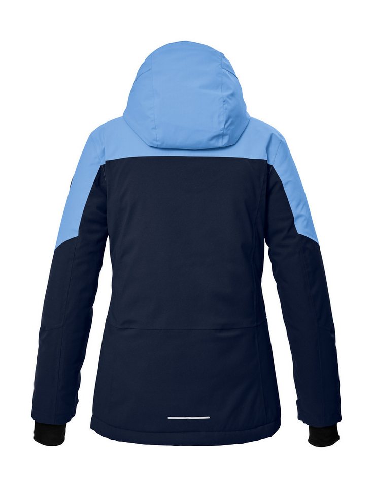 Killtec Skijacke KSW 340 GRLS SKI JCKT Wasserdichte Mädchenjacke mit Kapuze, Schneefang und Stauraum