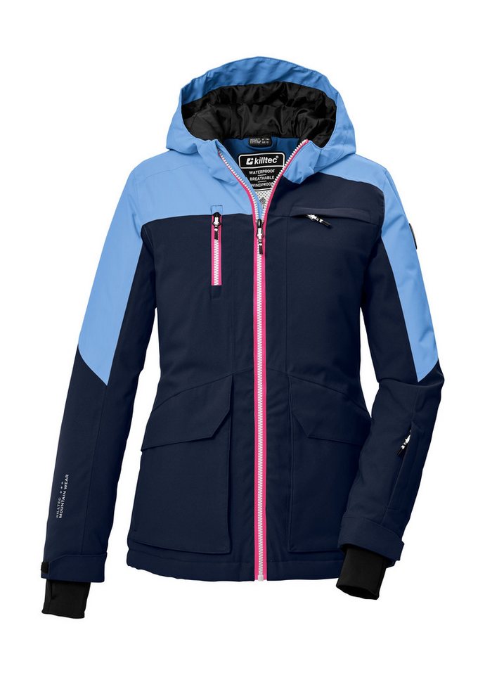 Killtec Skijacke KSW 340 GRLS SKI JCKT Wasserdichte Mädchenjacke mit Kapuze, Schneefang und Stauraum Bild 4