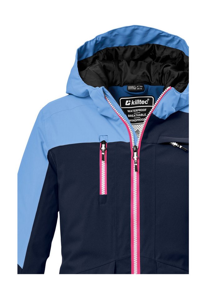 Killtec Skijacke KSW 340 GRLS SKI JCKT Wasserdichte Mädchenjacke mit Kapuze, Schneefang und Stauraum Bild 5