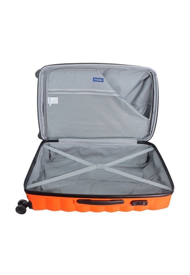 Saxoline® Koffer Flow, aus robustem ABS/PC-Material