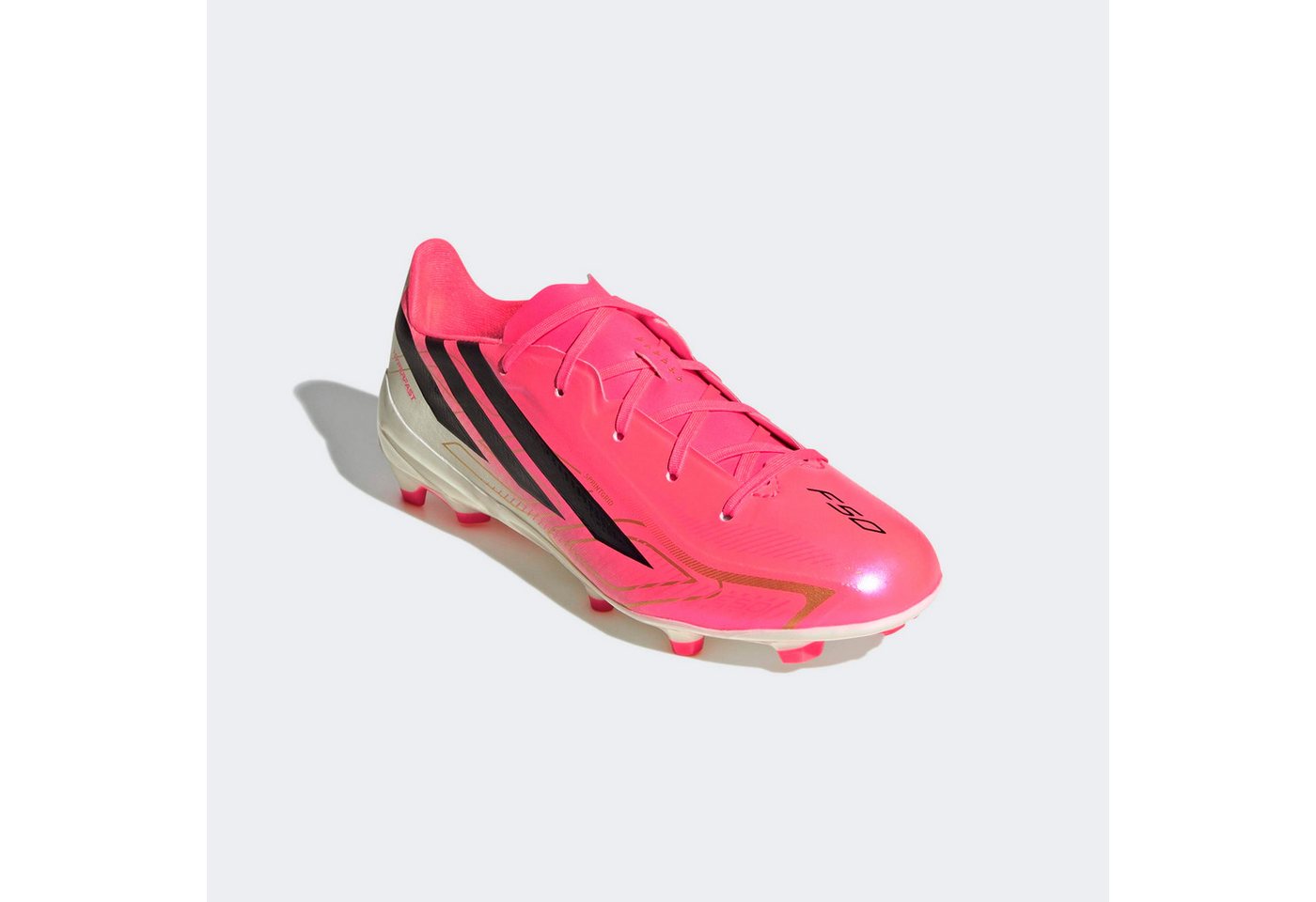 adidas Performance F50 HYPERFAST LEAGUE KIDS, NATURRASEN Fußballschuh (für Kinder & Jugendliche) für Rasen und feste Böden, gespielt bei der WM Bild 4