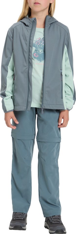 McKINLEY Outdoorjacke DA.-UNTERJACKE ABE LT G sportlich, aus Polyester, mit Kapuze, hüftbedeckend, für Kinder Bild 4