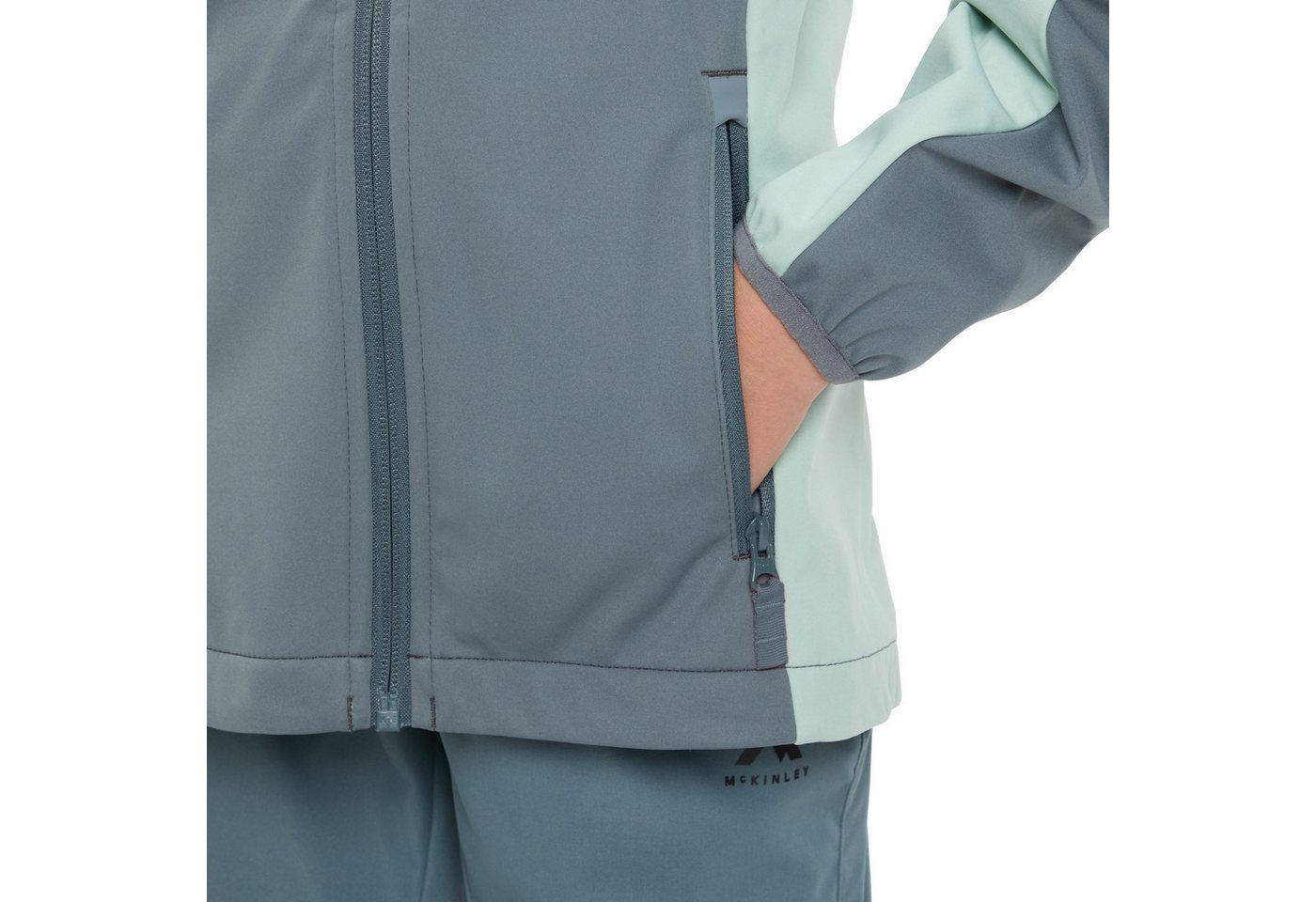 McKINLEY Outdoorjacke DA.-UNTERJACKE ABE LT G sportlich, aus Polyester, mit Kapuze, hüftbedeckend, für Kinder Bild 5