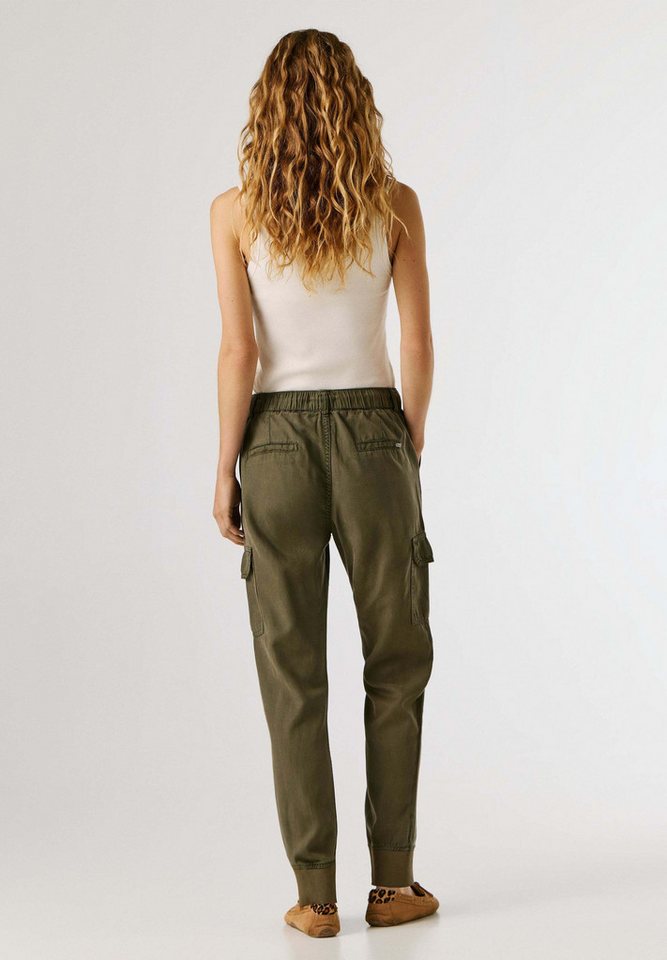 Pepe Jeans Funktionshose Hose MID WAIST SLIM JOGGER NEW CRUSADE