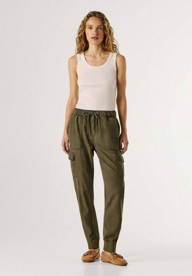 Pepe Jeans Funktionshose Hose MID WAIST SLIM JOGGER NEW CRUSADE Bild 5