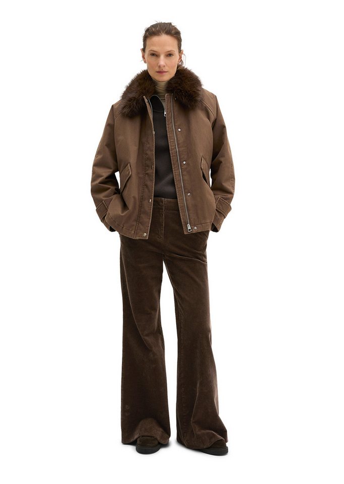 Marc O'Polo Outdoorjacke mit abnehmbarem Fake-Fur-Kragen