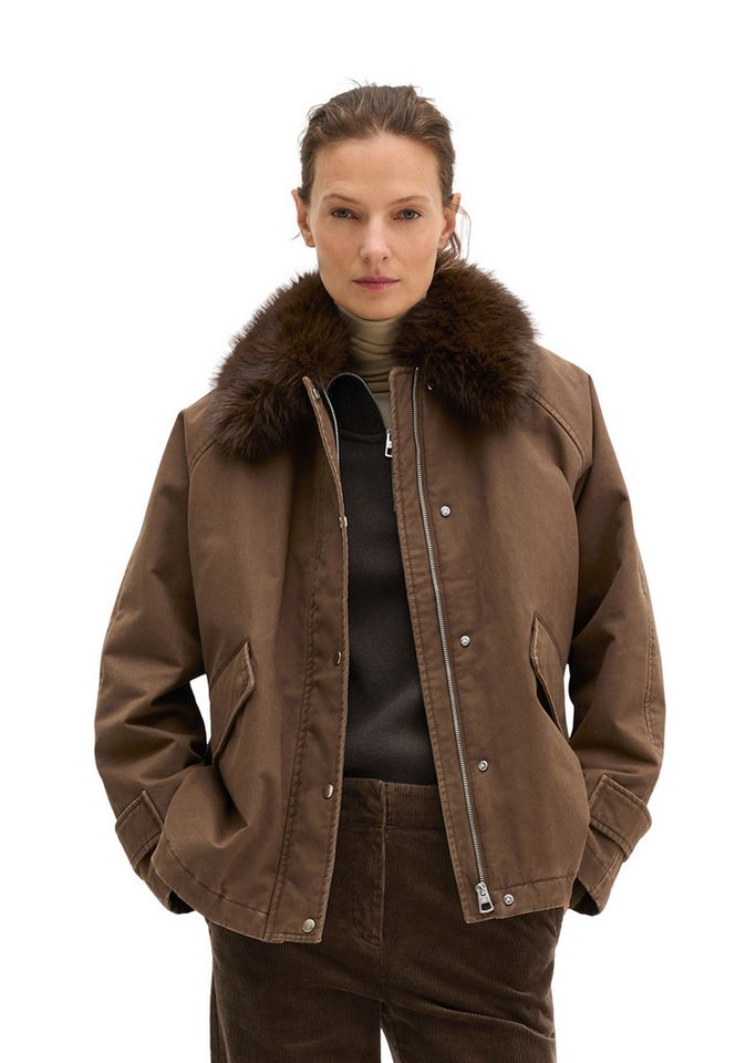 Marc O'Polo Outdoorjacke mit abnehmbarem Fake-Fur-Kragen Bild 2