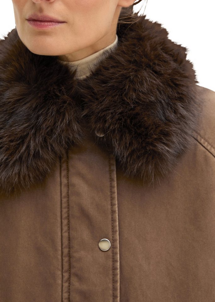 Marc O'Polo Outdoorjacke mit abnehmbarem Fake-Fur-Kragen Bild 3