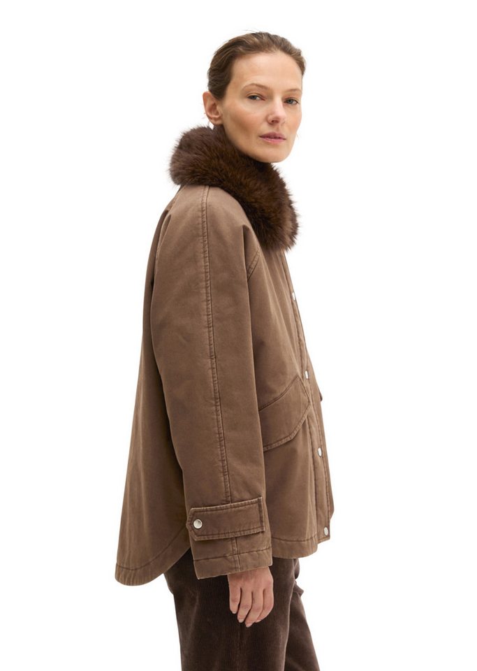 Marc O'Polo Outdoorjacke mit abnehmbarem Fake-Fur-Kragen Bild 4