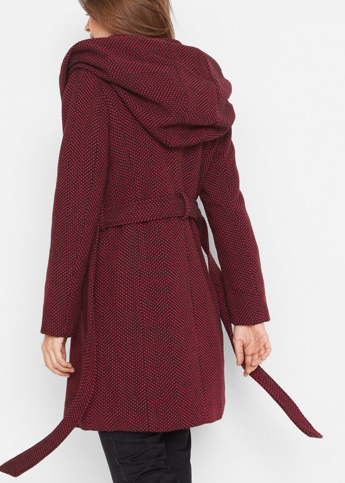 bonprix Outdoorjacke zweireihig, mit großer Kapuze, Loose Fit Bild 4